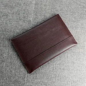 Business Vintage Sling Waterproof Durable Genuine Leather <b>Laptop</b> <b>Sleeve</b> with Protective Design for Office Use LS-0246 - Product Image 2