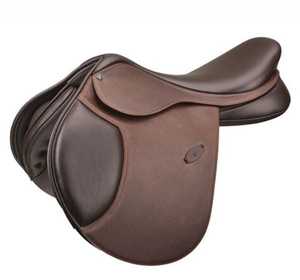 Selle d'équitation anglaise en cuir véritable façonnée à la main, meilleure qualité artisanale, confortable, design élégant, selle de saut modèle LC-342 - Product Image 2