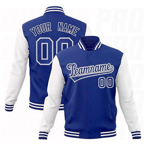 Custom Fashion Varsity <b>Jacket</b> Cotton Blend Letterman Baseball <b>Jacket</b> Unisex Personalized Stitched Name Number Custom School - Product Image 1