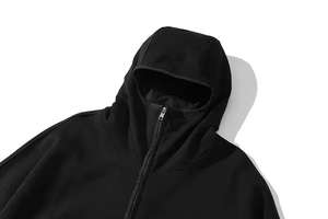 Sudadera con Capucha Ninja Personalizada, 100% Algodón, Tejido de Felpa, Corte Holgado, Estilo Pullover, Logotipo Personalizado, Estilo Urbano - Product Image 4