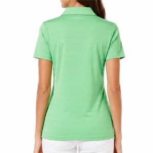 Polo para Mujer, Logotipo Personalizado, Mezcla de Algodón, Manga Corta, Camisa de Golf, Tela Suave, Diseño Transpirable, Ajuste Cómodo, Cuello Polo Clásico - Product Image 3