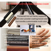 Chaise d'hôtel en velours réglable pour salon, livraison rapide, vente en gros