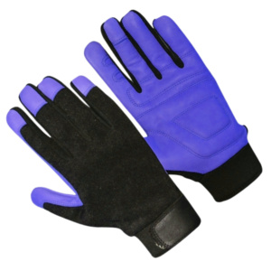 Gants de travail en cuir de vachette grainé de qualité supérieure, certifiés CE, avec doublure en aramide, manchette de sécurité, anti-impact, résistance à la chaleur - Product Image 5