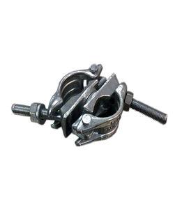 Colliers de serrage pour échafaudage en acier galvanisé de type léger de haute qualité, norme britannique BS-1139, 48,3 mm, double articulation pivotante - Product Image 2