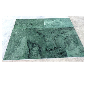Dalles de marbre vert forêt, pierre naturelle élégante pour les intérieurs de luxe, comptoirs, revêtements de sol et bardages - Product Image 4