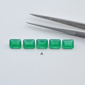 7mm 9mm Natural Green <b>Onyx</b> Stone Octagon Shape Loose Faceted Gemstones For Jewelry Making Necklace <b>Bracelet</b> Online Alibaba Deal - Product Image 4