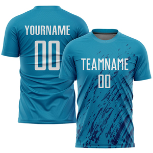 Uniforme de fútbol al por mayor del fabricante, conjunto de camiseta y pantalones cortos de poliéster de secado rápido personalizados para jugador de club y versión para aficionados - Product Image 6