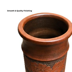 Soporte para Sombrillas de Terracota Hecho a Mano de Alta Calidad, Maceta Grande de Arcilla para Interiores y Exteriores, Decoración Rústica para el Hogar - Product Image 4