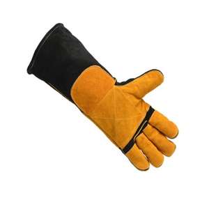 Gants de soudage personnalisés en cuir de vachette, gants de soudage de haute qualité, gants de soudage résistants à la chaleur, gants de sécurité - Product Image 6