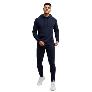 Conjunto Deportivo de Algodón de Alta Calidad con Logotipo Personalizado, Ropa Deportiva para Hombre, Sudadera con Capucha y Pantalones Jogger, Ropa Informal - Product Image 4