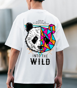 T-shirt imprimé DTF de qualité supérieure pour hommes, tee-shirt en coton à motif personnalisé, fabricant en gros, tissu respirant et doux, fabrication OEM et ODM - Product Image 1