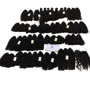 100% cheveux vietnamiens birmans bouclés cuticules complètes alignés trame Extensions cheveux humains Vietnam Bundle - Product Image 1