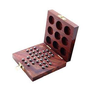 Jeu de tic-tac-toe en bois, pièces OX, artisanat naturel, jeu en bois abordable, tic-tac-toe simple, jouet artisanal naturel - Product Image 2