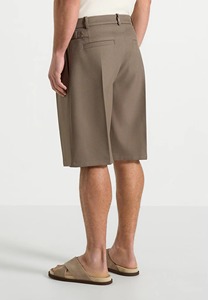 Shorts Bermuda Oxford pour Homme, Couleur Unie, Taille Mi-Haute, Fermeture à Cordon, Décontracté, Sport, Gym, Course à Pied, Séchage Rapide, 100% Coton avec Poches - Product Image 3