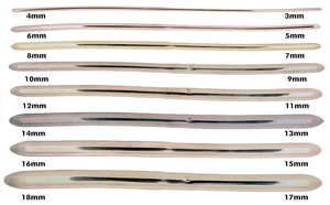 Kit de Dilatadores Cervicales de Acero Inoxidable con Sondas Uretrales Uterinas Hegar y Pratt, Longitud y Logotipo Personalizables - Product Image 2