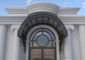 Custom KHP Iron European Outdoor Hotel Furniture Stained Glass <b>Canopy</b> Decorative Pendant <b>Roof</b> Floral Pattern Entryway Balcony - Product Image 4