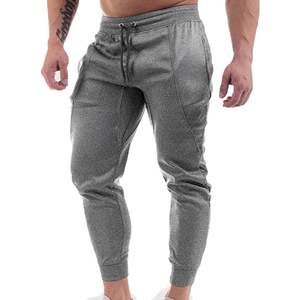 Anti Wrinkle <b>Jogger</b> Pants Men Breathable Cotton Polyester Blend Drawstring Waist <b>Slim</b> Sweatpants - Product Image 5