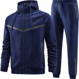 Survêtement de sport pour homme de bonne qualité avec fermeture éclair avant et poche latérale - Product Image 2