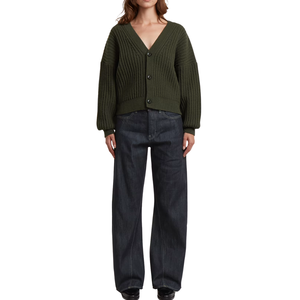 Jeans de Mezclilla Transpirables con Paneles Dimensionales y Bordado para Mujer, Corte Casual, Lavado Claro, Pierna Recta, Venta al Por Mayor - Product Image 3