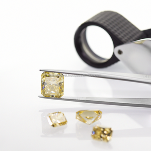 เพชรเรืองแสงสีเหลืองสุดพิเศษสำหรับการปลูกในห้องปฏิบัติการออกแบบขนาดและรูปร่างตามสั่งจากผู้ผลิตโดยตรง - Product Image 2