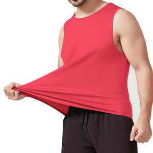 Nueva Camiseta Deportiva sin Mangas para Hombre - Tejido de Punto Transpirable de Secado Rápido, Color y Logotipo Personalizables - Product Image 4