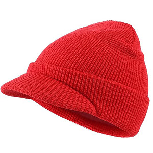 Vintage Ribbed Knit Beanie-Unisex Winter <b>Warm</b> <b>Hat</b> Soft Stretch Spandex/Cotton Minimalist Streetwear Essential - Product Image 1