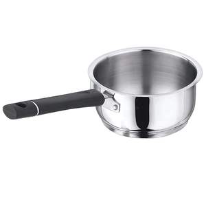 Cacerola de Acero Inoxidable con Boquilla para Servir, Asa Resistente al Calor, Olla Duradera para Leche y Salsas para Uso en la Cocina - Product Image 4