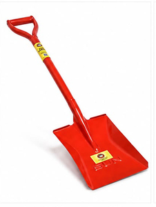 พลั่วเหล็กเคลือบผงสีแดงซันเครื่องมือขุดงานหนักพร้อมที่จับเหล็ก - Product Image 3