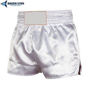 Professional Muay Thai Boxing Shorts Satin Fabric Custom Logo Fight Wear for Training and Competition - Product Image 5