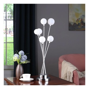 Contemporary Brass Table Lamp Metallic Finish Removable Design Eco-friendly Durable Trendy Home Accent <b>Light</b> Diwali Transitional - Product Image 3