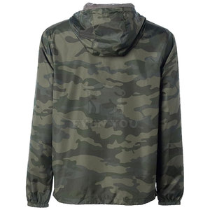 Veste coupe-vent camouflage streetwear, vente en gros, grandes tailles - Product Image 2