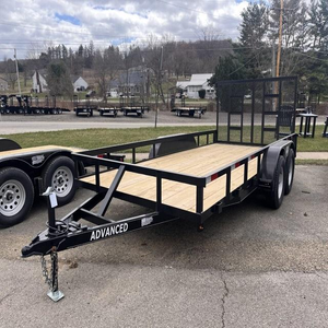 Super Premium Utility <b>Trailer</b> 6.4 x 12 Landscape Utility <b>Trailer</b> 3K with High Mesh Sides Fast and Reliable Delivery - Product Image 1