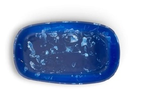 Plateau de service rectangulaire en résine à prix de gros, finition marbre, petit plateau pour serviettes, articles de toilette et ustensiles de cuisine - Product Image 4