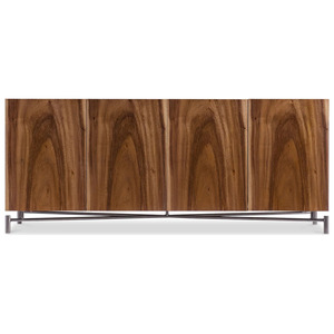 Aparador de Madera para Sala de Estar, Mueble de Almacenamiento, Mueble para Entretenimiento con Base de Metal - Product Image 2