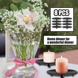 New Structure <b>Black</b> Luxury Handmade Heat Resistant Stainless Steel Customized Size Durable Decorative <b>Pillar</b> <b>Candle</b> Christmas - Product Image 6