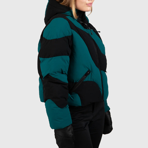 <b>Women</b> Winter Bubble <b>Jacket</b> Warm <b>Lightweight</b> Puffer Coat Quilted Hooded Casual Fashion Outerwear Zipper <b>Jacket</b> - Product Image 3