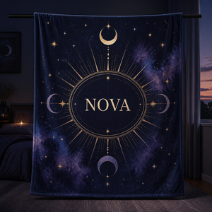 Custom Graphic Art <b>Throw</b> Blanket Personalized Aviation Comic Farm Coffee Constellation Architecture Sublimation Flannel Fleece - Product Image 2
