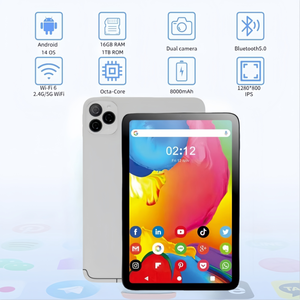 Tablette HYRS 10,<span class=keywords><strong>1</strong></span> pouces <span class=keywords><strong>Android</strong></span> 14, 16 Go de RAM, <span class=keywords><strong>1</strong></span> To de ROM, 4G LTE, Wi-Fi, pour professionnels et étudiants, entrepôt américain, livraison internationale Cainiao - Product Image 6