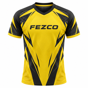 Maillots de football personnalisés unisexes pour clubs et matchs – Vente en gros de maillots de football OEM sublimés - Product Image 1