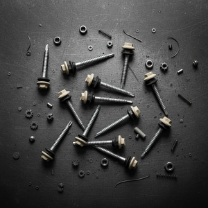 PDC Model 12 Hex Head Self Drilling <b>Screw</b> Carbon Steel Class 4.8 & 6.8 Zinc/<b>Galvanized</b> Coarse Thread Inch - Product Image 6