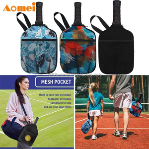 Venta Directa de Fábrica, Funda de Neopreno Duradera de Alta Calidad para Raqueta de Pickleball, Logotipo Personalizado, Material de PU para Uso Deportivo - Product Image 4