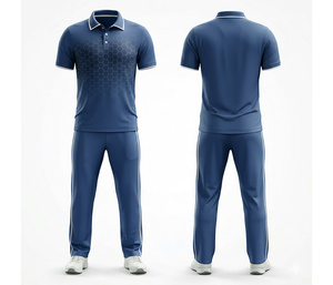 Breathable Sublimation <b>Cricket</b> Apparel for Clubs & Teams | Men Women Youth <b>Cricket</b> Wears Polo Shirt and Trouser Full Team - Product Image 1