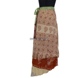 2026 Newest Fashion Design Silk Women <b>Wrap</b> Skirt Summer Girls Silk <b>Wrap</b> Skirt Magic 38" <b>Sarong</b> Pareo Custom Latest Design Women - Product Image 3