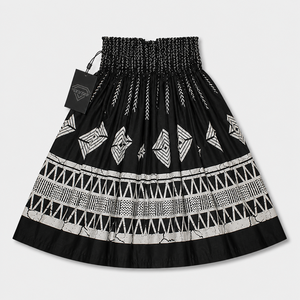 100% Cotton High Quality Women Natural Waist Custom Lightweight Breathable Hawaiian Flared Skirt Tropical Aloha Beach - Product Image 4