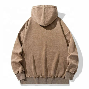 Vente en gros de sweats à capuche surdimensionnés en molleton 100% coton 300G, personnalisables avec logo numérique, pour hommes et femmes, hiver, séchage rapide, respirants - Product Image 4