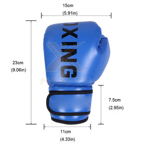 Gants de boxe d'entraînement de qualité supérieure en cuir, avec évacuation de l'humidité, couleurs et tailles personnalisables - Product Image 6