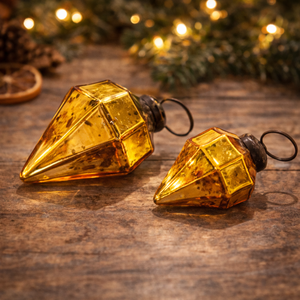 Adorno Colgante de Cristal Mercurizado con Forma de Diamante para Árbol de Navidad, Decoración Navideña para el Hogar, Venta al por Mayor |   Proveedor Fabricante Global - Product Image 4