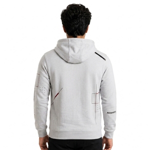 Sudadera con capucha de forro polar con logotipo personalizado para hombre, sudaderas con estampado, duraderas, suaves y cómodas para uso diario, ropa urbana, sudaderas con estampado para hombre - Product Image 6