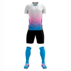 ชุดฟุตบอลแบบปรับแต่งได้สำหรับทุกเพศ ชุดยูนิฟอร์มฟุตบอลครบชุด ตัดเย็บอัตโนมัติ เสื้อซับลิเมชั่นสำหรับผู้ใหญ่ ชุดยูนิฟอร์มฟุตบอล - Product Image 4