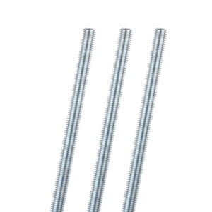 Barre filetée en acier galvanisé 8 mm, tige filetée en fer, tige de fixation industrielle, quincaillerie de construction, raccord de tuyauterie, tige métallique - Product Image 2
